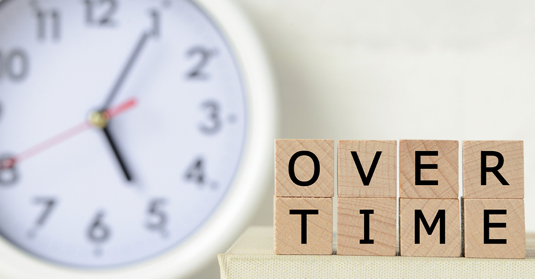 残業が月5時間程度